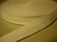 Twill ribbon - white