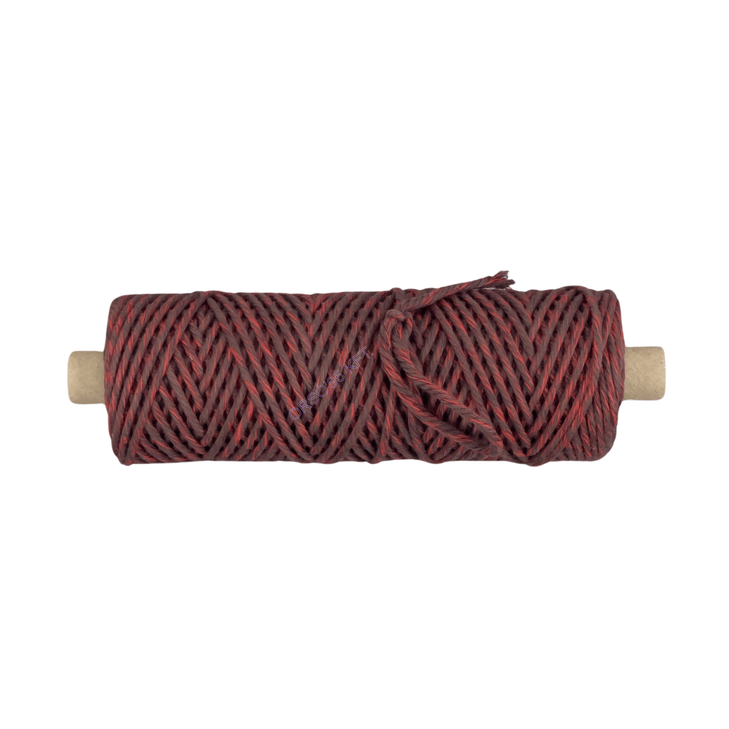 red macrame yarn