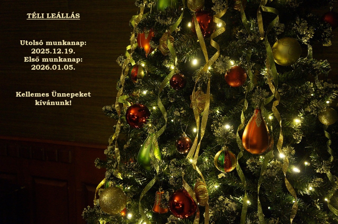 Téli leállás 2025 karácsonyfa képe